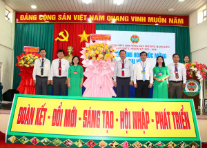 Phiên chính thức Đại hội Đại biểu Hội Nông dân phường Hàng Gòn lần thứ I, nhiệm kỳ 2025 - 2030.