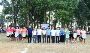 PHƯỜNG HÀNG GÒN KHAI MẠC GIẢI BÓNG ĐÁ MỪNG ĐẢNG, MỪNG XUÂN BÍNH NGỌ NĂM 2026.